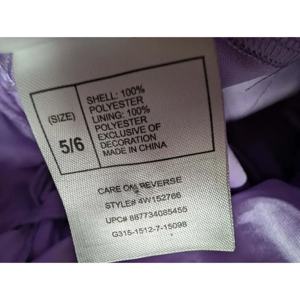 Disney Rapunzel Princess Dress Halloween Costume Cosplay Pretend Play Size 5-6 - Picture 8 of 11